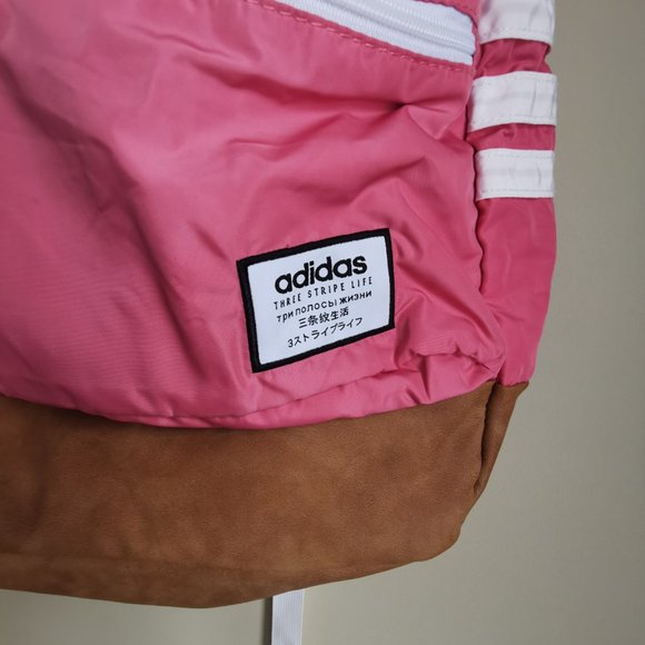 Adidas 3 Stripe Life Backpack. Like new - Picture 3 of 11